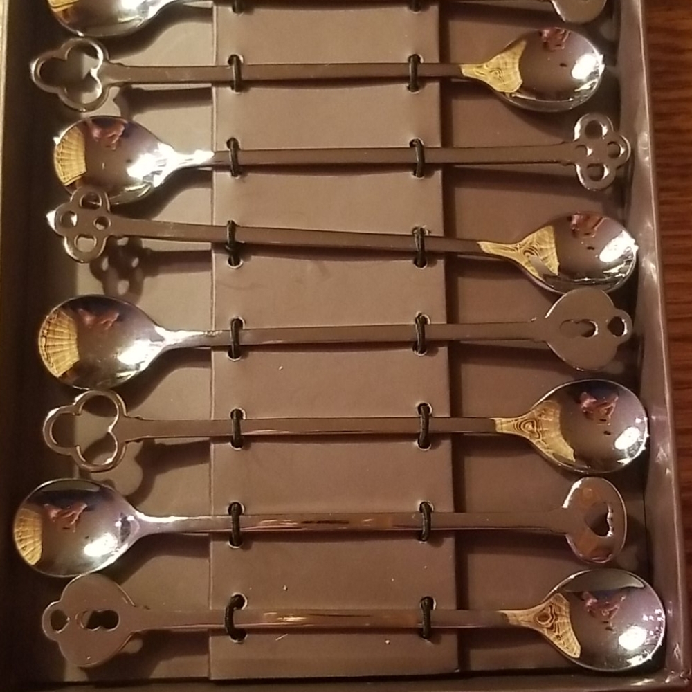 Italian party spoons by Sambonet - Picture 3 of 4